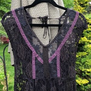 Kimchi Blue Lace Dress with Slip